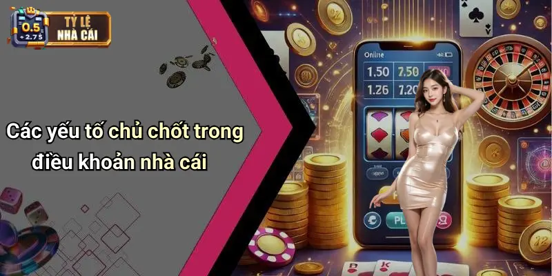 Các yếu tố chủ chốt trong điều khoản nhà cái
