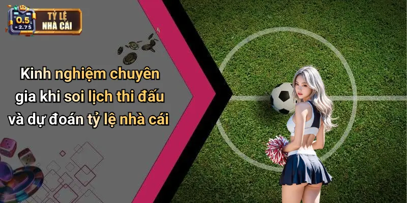 Kinh nghiệm chuyên gia khi soi lịch thi đấu và dự đoán tỷ lệ nhà cái