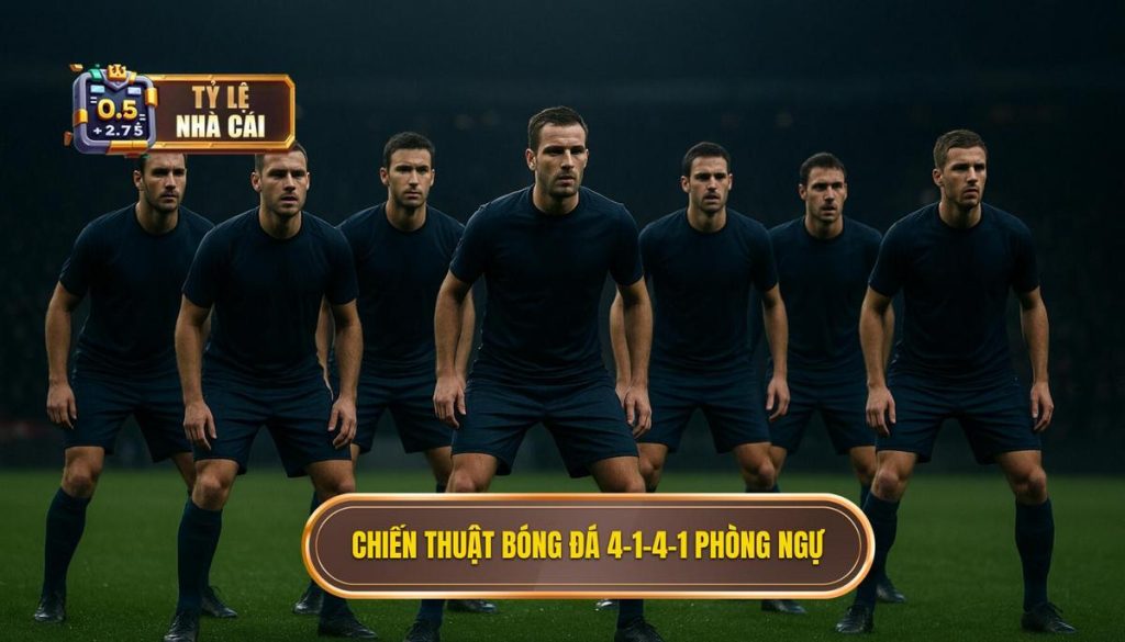 Chiến thuật bóng đá 4-1-4-1 phòng ngự