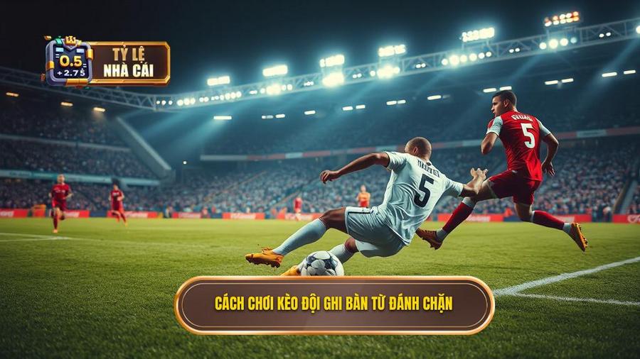 1. Cách chơi kèo đội ghi bàn từ đánh chặn