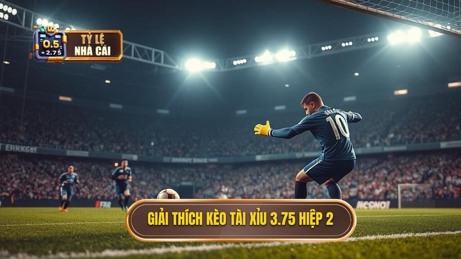 1. Giải thích kèo tài xỉu 3.75 hiệp 2