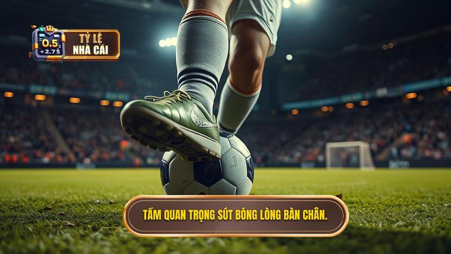 1. Tầm quan trọng sút bóng lòng bàn chân.