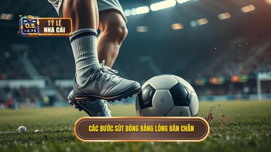 2. Các bước sút bóng bằng lòng bàn chân