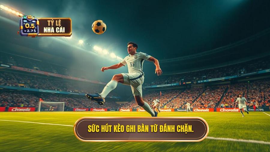 2. Sức hút kèo ghi bàn từ đánh chặn.