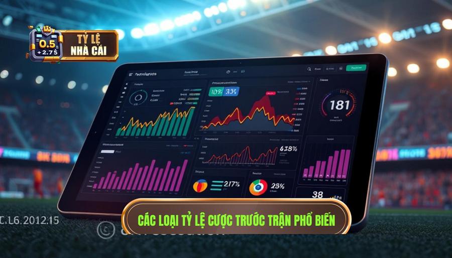 Các loại tỷ lệ cược trước trận phổ biến hiện nay