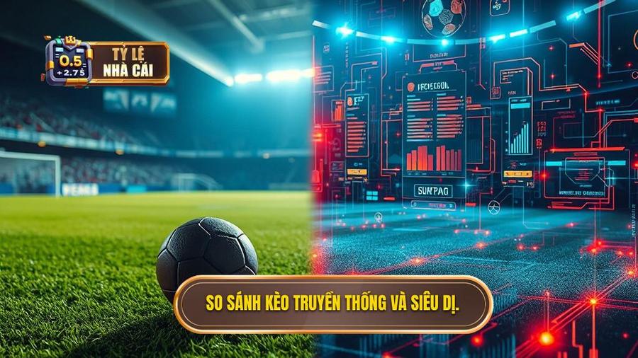 Bảng so sánh: Kèo truyền thống vs Tỷ lệ bóng đá siêu dị