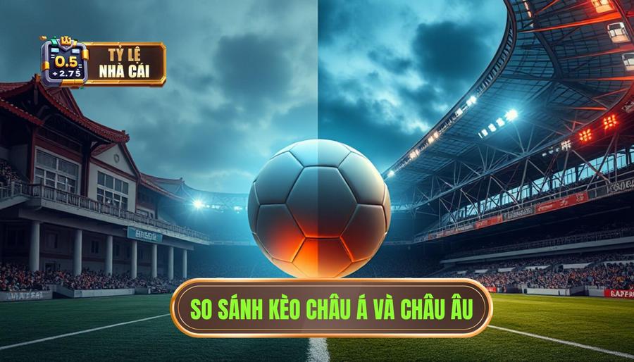 So sánh kèo bóng đá châu Á và châu Âu: Những điểm khác biệt cốt lõi