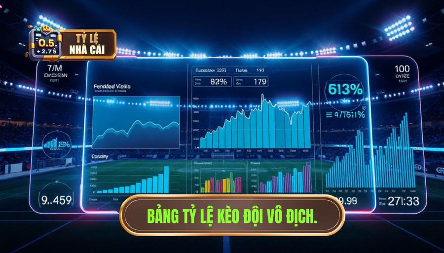 Bảng tổng hợp tỷ lệ kèo phổ biến cho các đội ứng cử viên vô địch